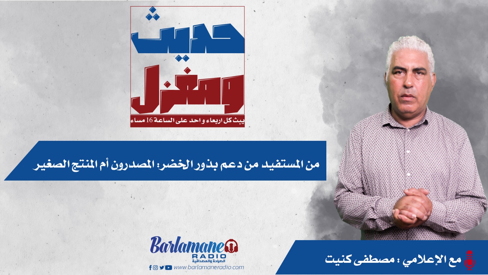 حديث ومغزل ... من المستفيد من دعم بذور الخضر: المصدرون أم المنتج الصغير